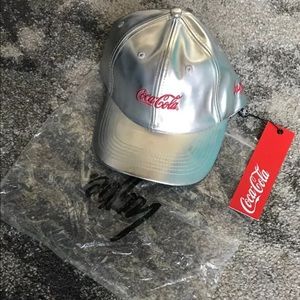 Asos Accessories Hype X Coca Cola Metallic Silver Hat Poshmark